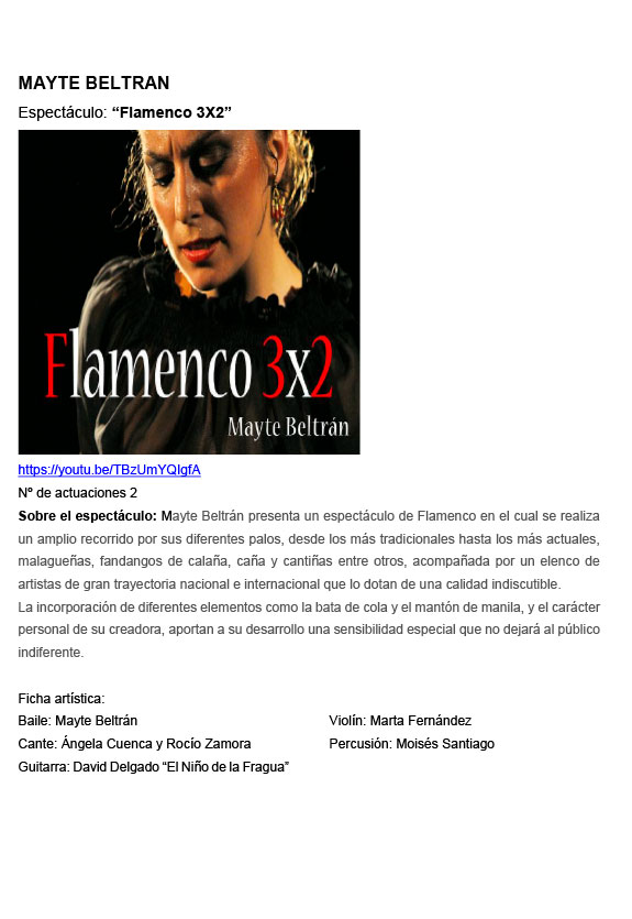 Circuito Provincial de Flamenco Almería
