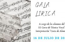 Gala de Clausura del Curso de Técnica Vocal e Interpretación “Costa de Almería”