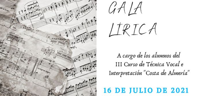 Gala de Clausura del Curso de Técnica Vocal e Interpretación “Costa de Almería”