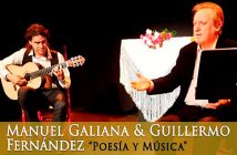 Manuel Galiana y el guitarrista Guillermo Fernández