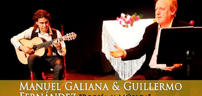 Manuel Galiana y el guitarrista Guillermo Fernández