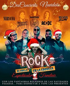 El rock se cuela en la escuela "DesConcierto navideño"