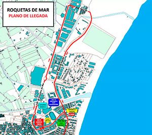 Clásica de Almería 2022 mapa Roquetas de Mar