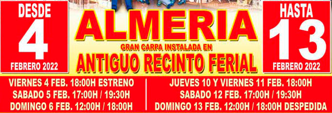 Circo Berlín fechas en Almería