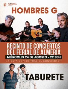 Hombres-G y Taburete en Almería