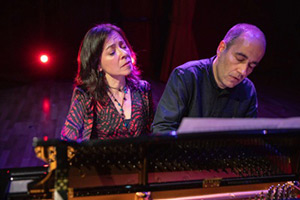 Marta Zabaleta y Miguel Borges