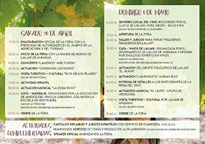 XV Feria del Vino Laujar de Andarax