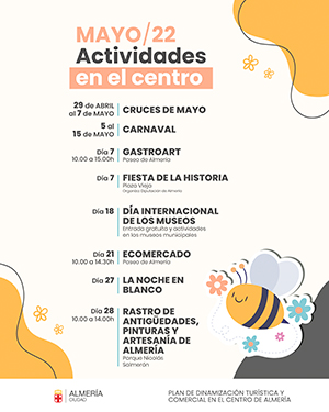 Actividades en el centro de Almería - Mayo 2022