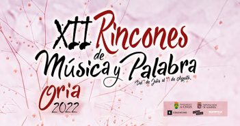 XXII Rincones de Música y Palabra en Oria