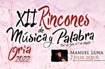 Manuel Luna - XXII Rincones de Música y Palabra en Oria