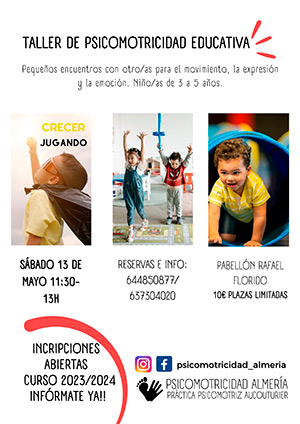 PSICOMOTRICIDAD EDUCATIVA PARA NIÑOS EN ALMERÍA