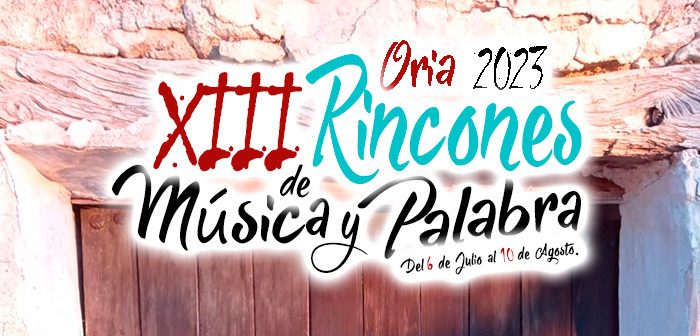 RINCONES de ORIA 2023