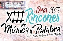 XIII Rincones de Música y Palabra Oria 2023 - SARA ESCUDERO