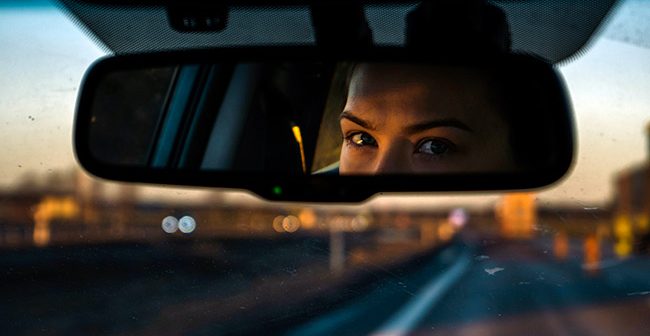 espejo retrovisor de coche