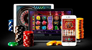 movil y fichas de juego