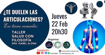 Taller de Salud con Filosofía: ¿Te duelen las articulaciones?