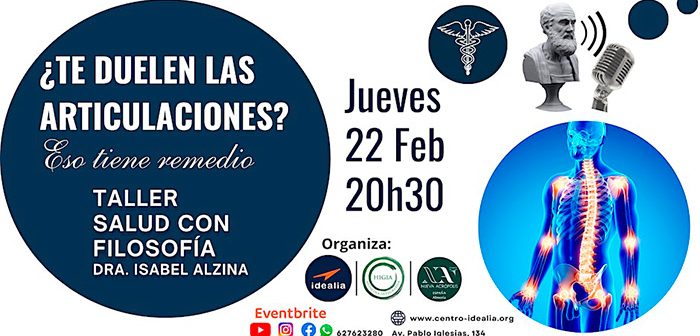 Taller de Salud con Filosofía: ¿Te duelen las articulaciones?