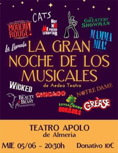 LA GRAN NOCHE DE LOS MUSICALES