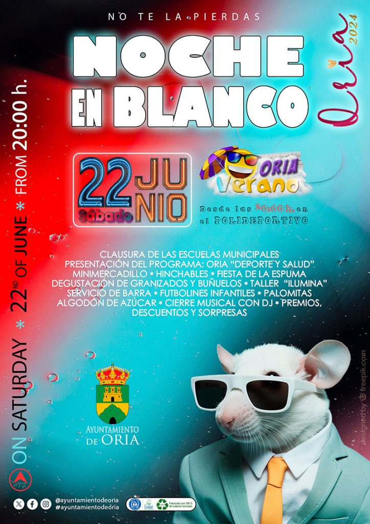 NOCHE EN BLANCO en Oria