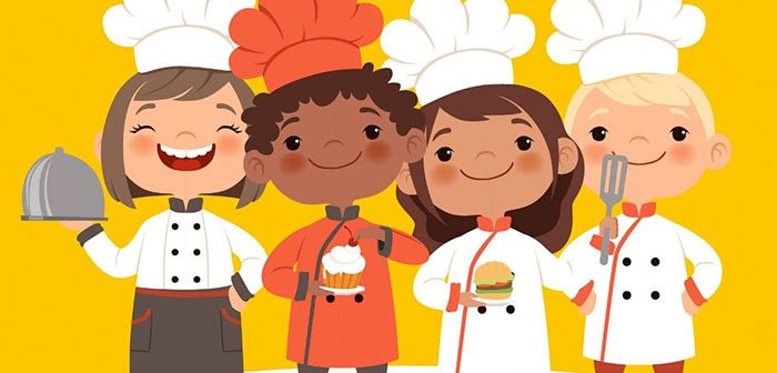 Talleres de Cocina para niños en Feria
