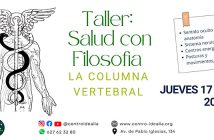 SALUD CON FILOSOFÍA: TALLER: CUIDA TU ESPALDA