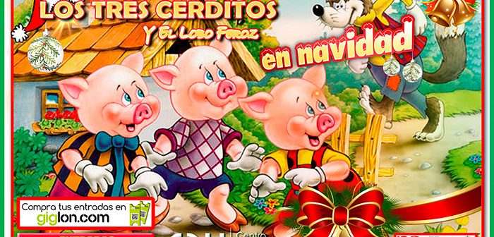 Los Tres Cerditos en Navidad
