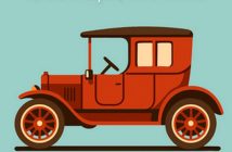 Concentración de coches antiguos