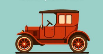 Concentración de coches antiguos