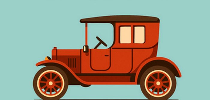 Concentración de coches antiguos