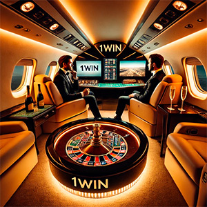 avion con ruleta de juego