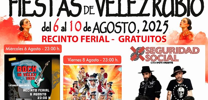 Fiestas de Velez Rubio 2025