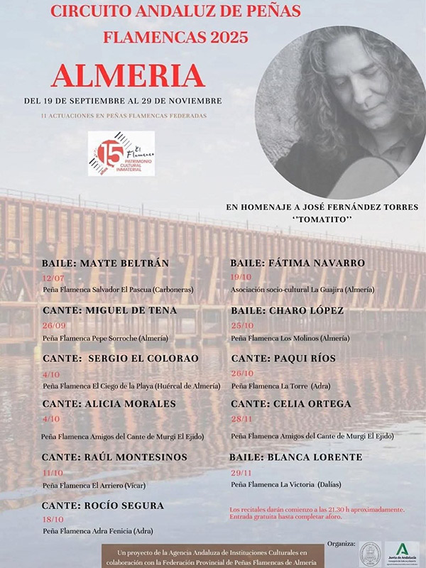 Circuito Andaluz de Peñas Flamencas 2025