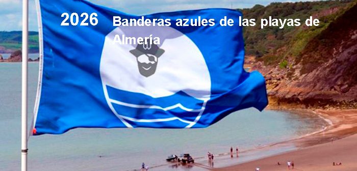 Banderas azules de las playas de Almería 2026