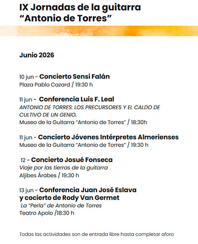IX Jornadas Antonio De Torres