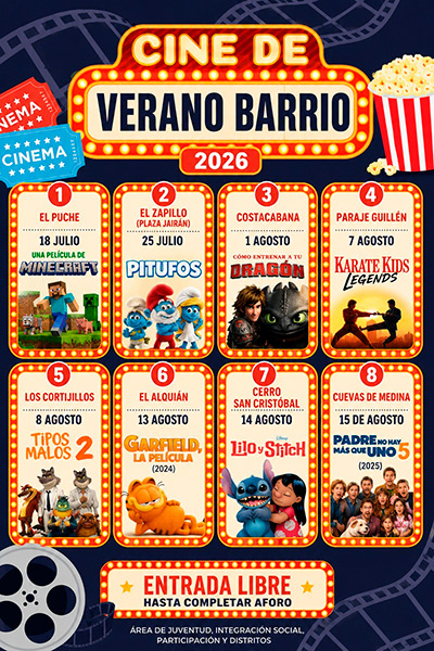 Cine de Verano en tu Barrio