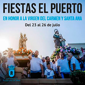 Fiestas en honor a la Virgen del Carmen y Santa Ana 2026