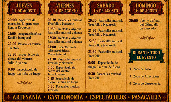 Mercado Medieval Roquetas de Mar