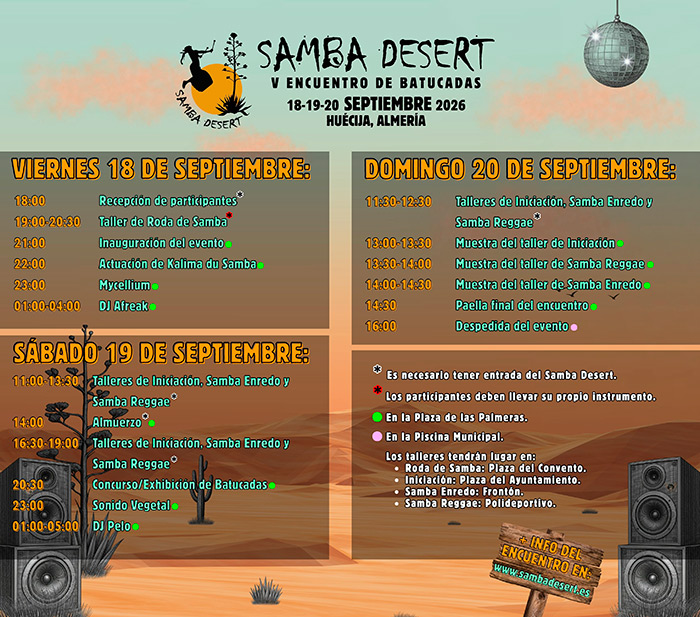 V Encuentro de Batucadas ‘Samba Desert’